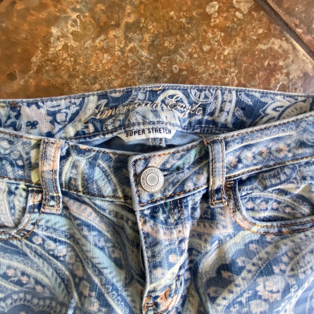 💋American Eagle Boho Stretch Skinny Women Jean - Picture 6 of 7